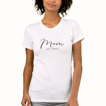 T - Shirt für die Mama mit schwarzem Skript