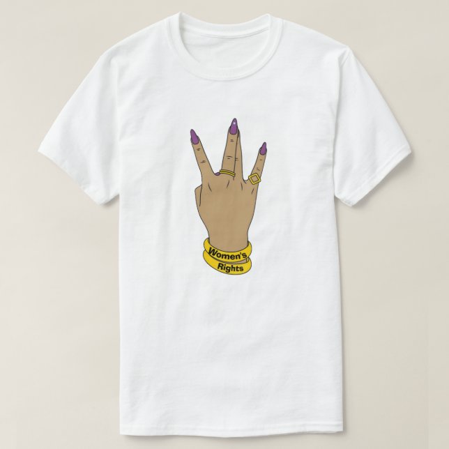 T - Shirt für die Rechte der Frau (Design vorne)
