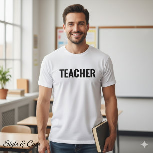 T-SHIRT für die Texterstellung von LEHRERN für Män