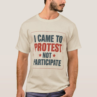T - Shirt für die Vintage Protestanweisung | kühne