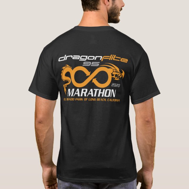 T - Shirt für DragonFlite 95 Marathon 2020  (Rückseite)