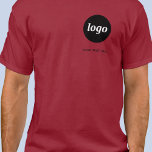 T - Shirt für einfache Logos und Textdateien<br><div class="desc">Einfaches Logo und benutzerdefinierter T - Shirt für Textverarbeitung. Ersetzen Sie das Logo und den Text durch Ihren eigenen,  um es anzupassen. Tragen Sie sie selbst,  geben Sie sie Ihren Mitarbeitern und Mitarbeitern,  verkaufen sie an Kunden und Kunden oder geben sie als Werbematerial,  um die Kundenbindung inspirieren.</div>