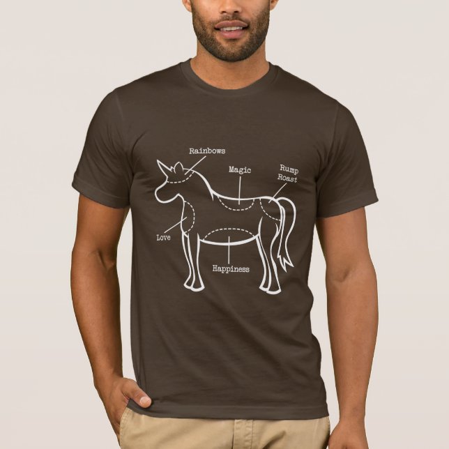 T - Shirt für Einhornteile (Vorderseite)