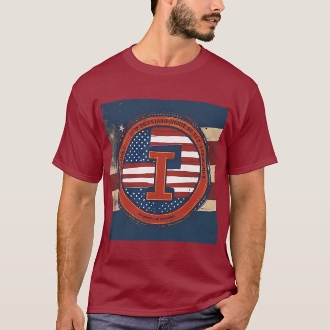 "T - Shirt für einzigartige Designs" (Vorderseite)