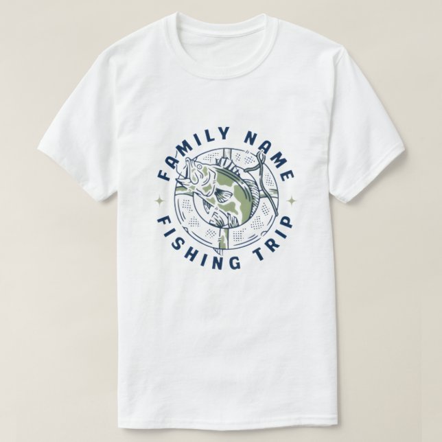 T - Shirt für Familienfischerei (Design vorne)