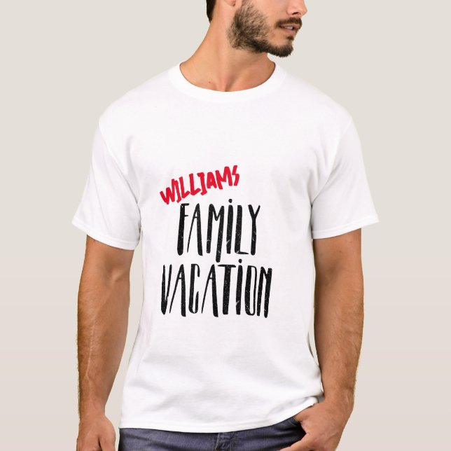 T - Shirt für Familienurlaub (Vorderseite)