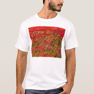 T - Shirt für Feldmalerei mit Wild-Blume