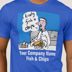 T-Shirt für Fish and Chip Shop Unternehmen