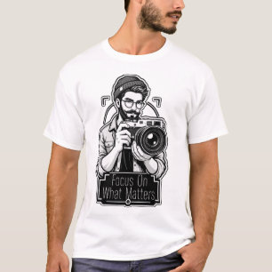 T-Shirt für Fotografen: Konzentriere dich auf das 