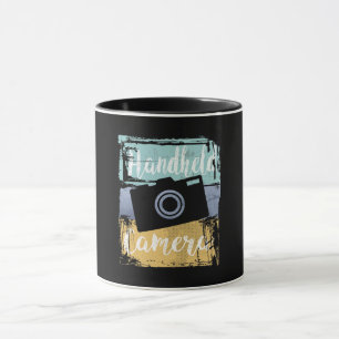 T-Shirt für Fotografen - Vintage Retro-Kamera Tasse