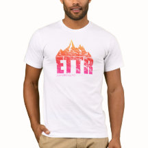 T - Shirt für Fotografie ETTR Farblandschaft