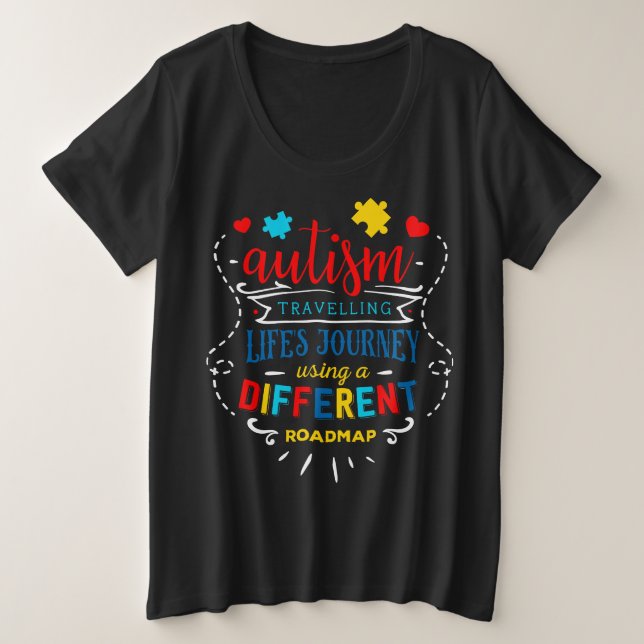 - T - Shirt für Frauen in Plus-Größe (Design vorne)
