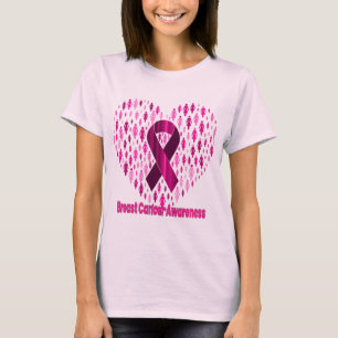 T-Shirt für Frauen in Rosa zur Brustkrebsaufklärun