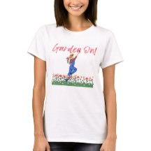 T-Shirt für Frauen mit Gartenmotiv
