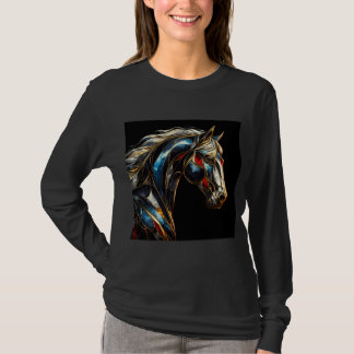 T - Shirt für Frauen mit langem Schlaf 14
