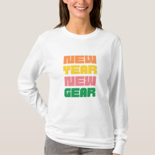 T - Shirt für Frauen mit langem Schlaf - Silvester