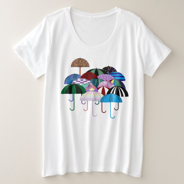 T - Shirt für Frauen mit Plus-Größe (Design vorne)