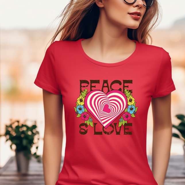 T - Shirt für Frieden und Liebe (Von Creator hochgeladen)