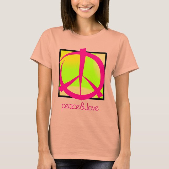 T-Shirt für Frieden und Liebe (Vorderseite)