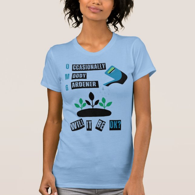 T - Shirt für Gärtnerinnen (Vorderseite)