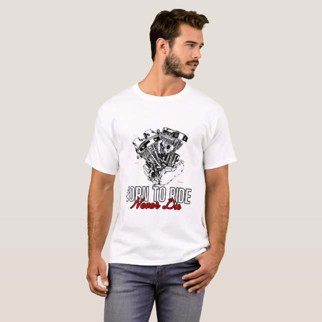 T-Shirt für geborene Reiter (Vorne ganz)