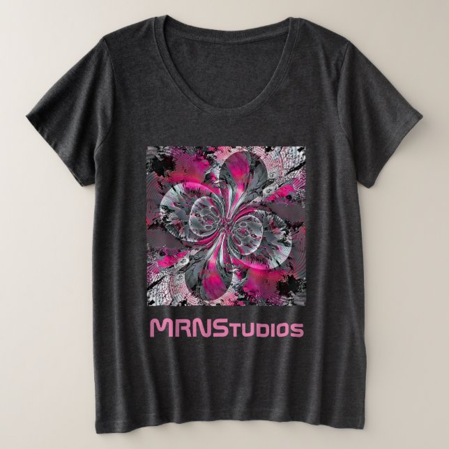 T - Shirt für gemischte Signale Plus Größe (Design vorne)
