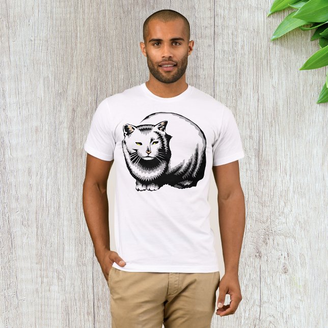 T - Shirt für große weiße Katzen (Von Creator hochgeladen)