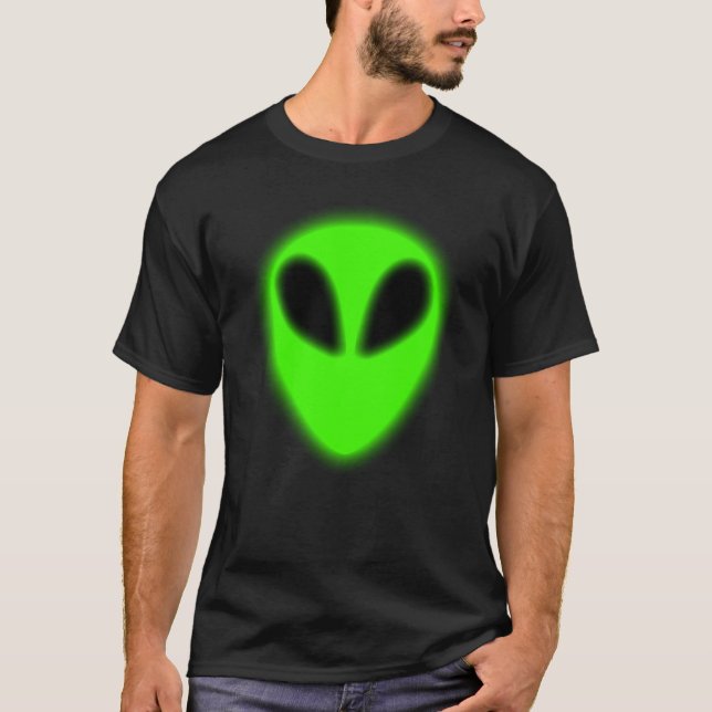 T - Shirt für grüne Alien (Vorderseite)