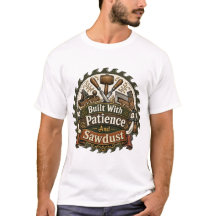 T-Shirt für Holzarbeiter: Mit Geduld und Sägemehl