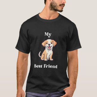 T-Shirt für Hunde-Liebhaber in ausdrucksstarken Wo