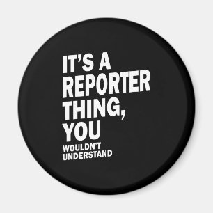 T-Shirt für Journalisten Geschenke Männer Frauen Magnet