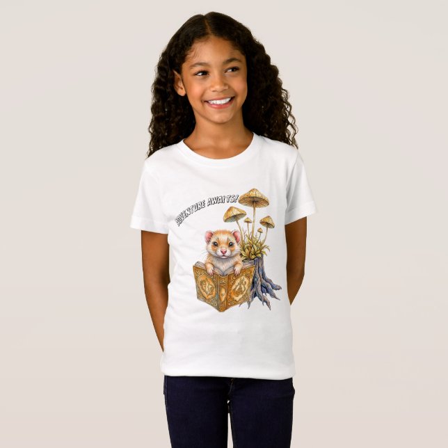 T-Shirt für Kinder - Abenteuer warten! (Vorne ganz)