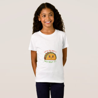 T-Shirt für Kinder gestaltet "Lass uns darüber spr