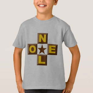 T-Shirt für Kinder hellgrau DESIGN  WEIHNACHTEN