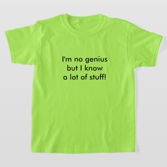T - Shirt für Kinder kennen (Ablage )