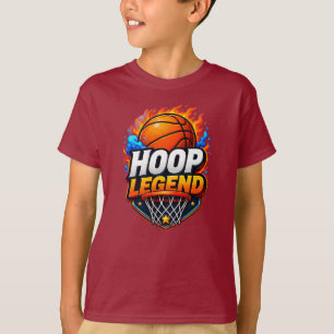 T-Shirt für Kinder mit Basketball-Legende