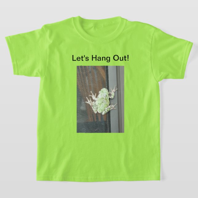 T-Shirt für Kinder mit Baumfrosch (Ablage )