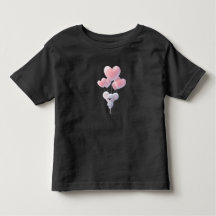 T-Shirt für Kinder mit Teddybär und Luftballon