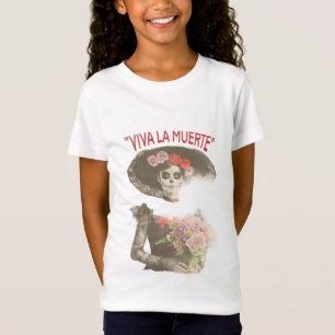 T-Shirt für Kinder mit Viva la Muerte-Kunst