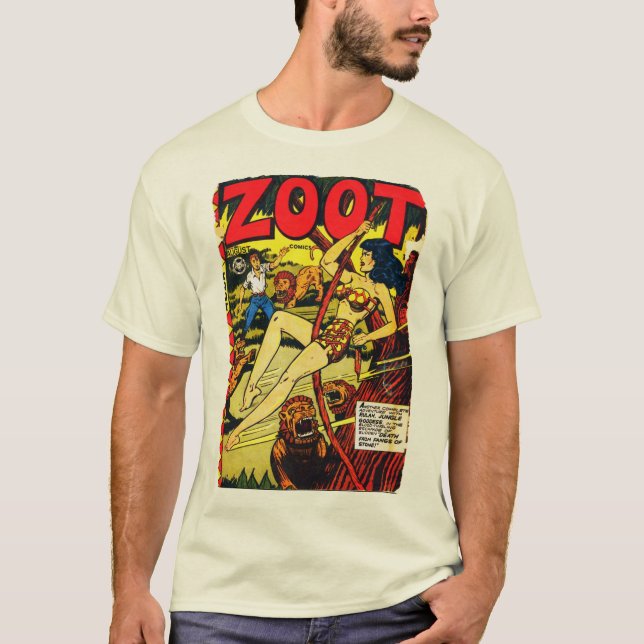 T - Shirt für klassische ZOOT-Comicen (Vorderseite)