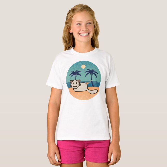 T-Shirt für kleine Katzenliebhaber (Vorne ganz)