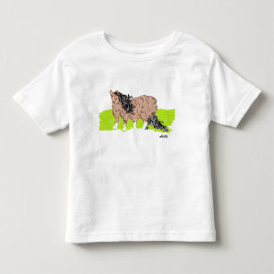 T - Shirt für Kleinkinder: Ein schottisches Pferd