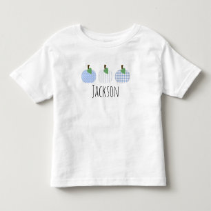 T-Shirt für Kleinkinder Jungen mit hellblauem Kürb