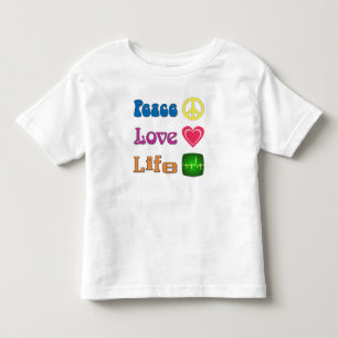 T-Shirt für Kleinkinder mit einer pro-life-Botscha