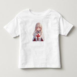 T-Shirt für Kleinkinder mit Mädchen-Templer-Ritter