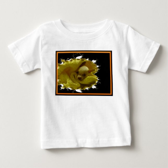 T-Shirt für Kleinkinder oder Säuglinge mit Chihuah (Vorderseite)