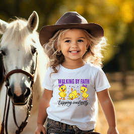 T-Shirt für Kleinkinder: Walking By Faith Enten