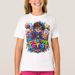 T-Shirt für kreative Kinderkünstler und Kunstliebh