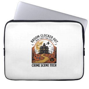 T-Shirt für Kriminaltechniker Lustiges Halloween-G Laptopschutzhülle
