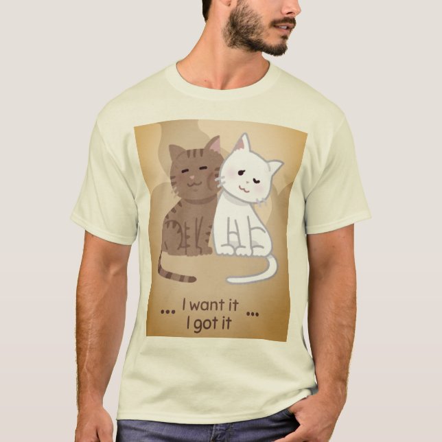 T - Shirt für künstlerisches und feines Muster - L (Vorderseite)